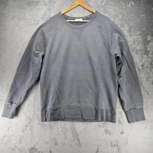 Gustin Crewneck Sweatshirt Men XXL Olive Green Raglan Sleeve Heavyweight USA EUC